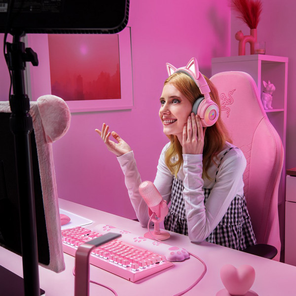 Razer Kraken Kitty V3 Pro Quartz Razer Kraken Kitty V3 Pro Quartz